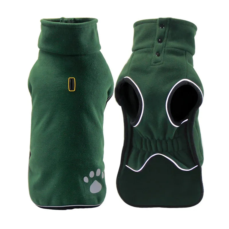 Hund & Heim Premium Fleece-Hundemantel – Warm, Winddicht & Wasserdicht