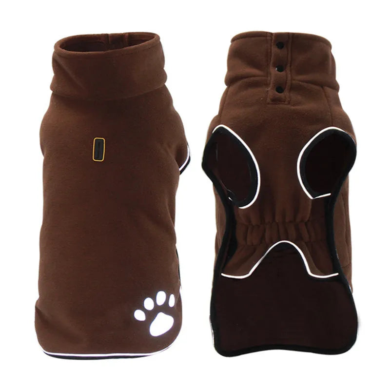 Hund & Heim Premium Fleece-Hundemantel – Warm, Winddicht & Wasserdicht