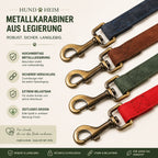 Hund & Heim Komfort Hundeleine – Elegant, weich & sicher für tägliche Spaziergänge