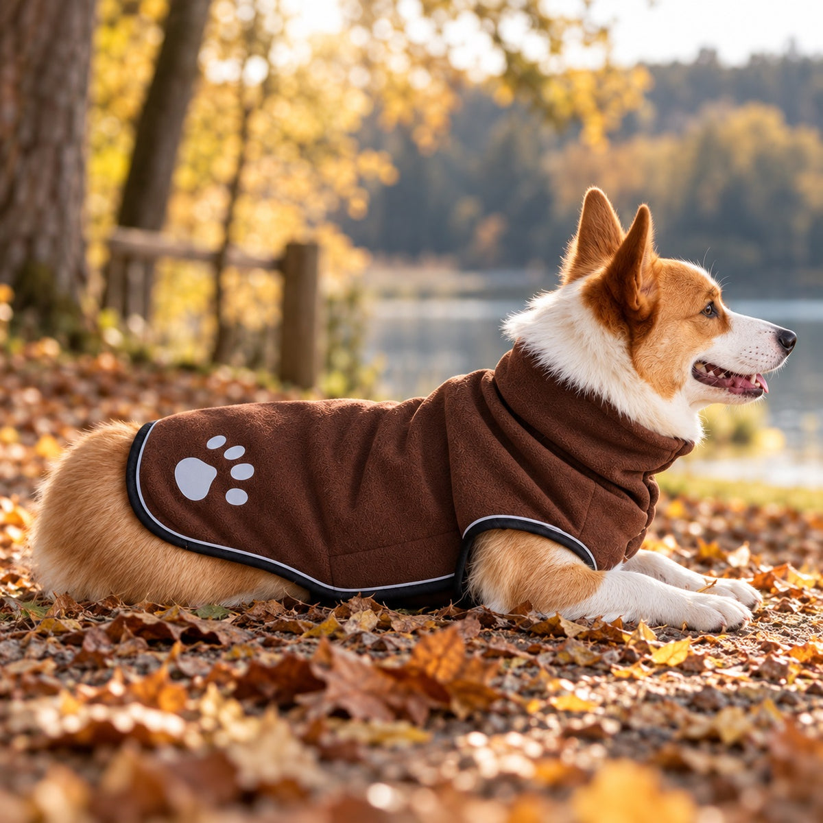 Hund & Heim Premium Fleece-Hundemantel – Warm, Winddicht & Wasserdicht