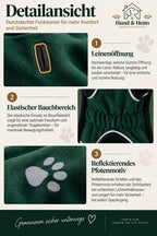 Hund & Heim Premium Fleece-Hundemantel – Warm, Winddicht & Wasserdicht