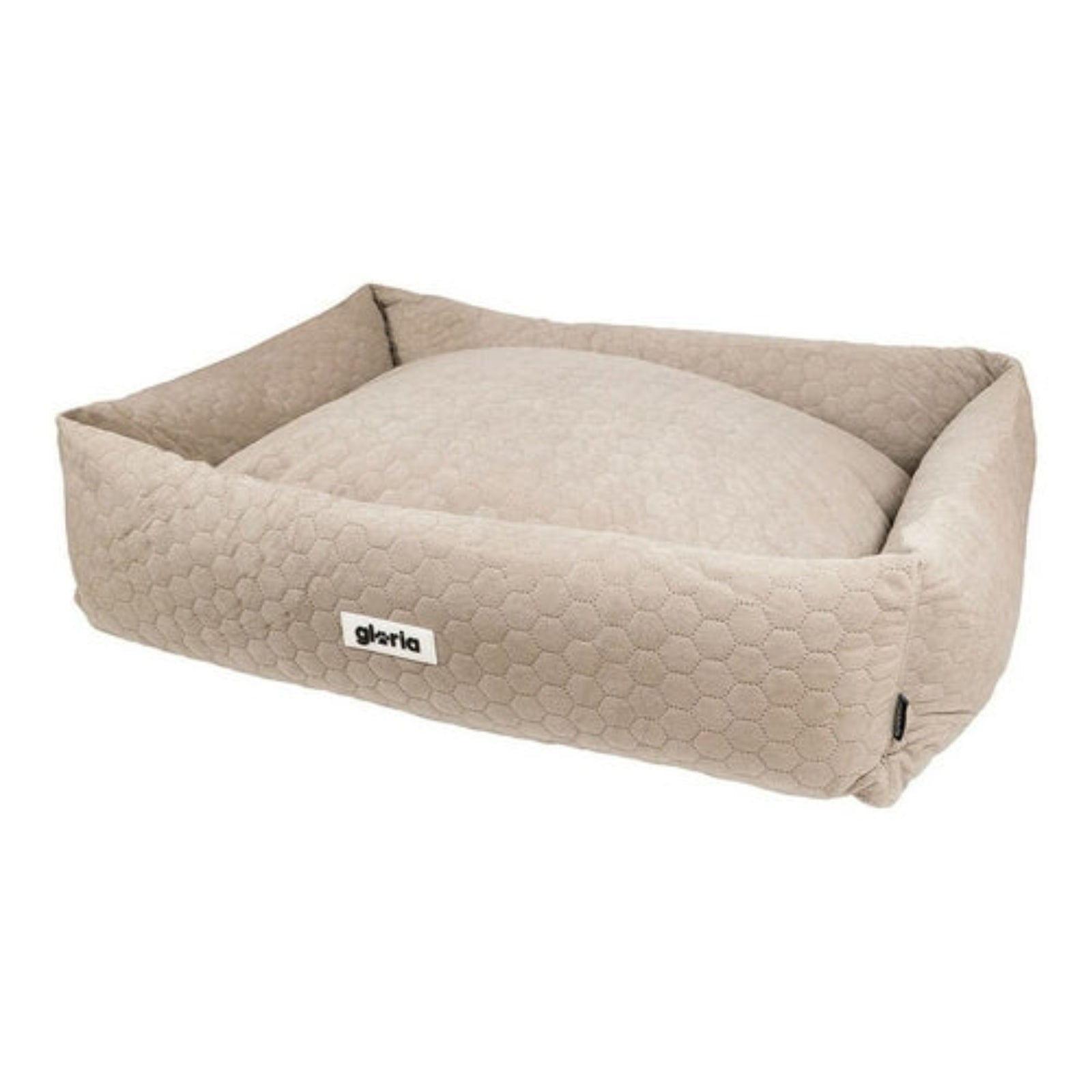 Hundebett Braun Seitenansicht – Robustes Komfortbett für Hunde Größe L | Hund & Heim